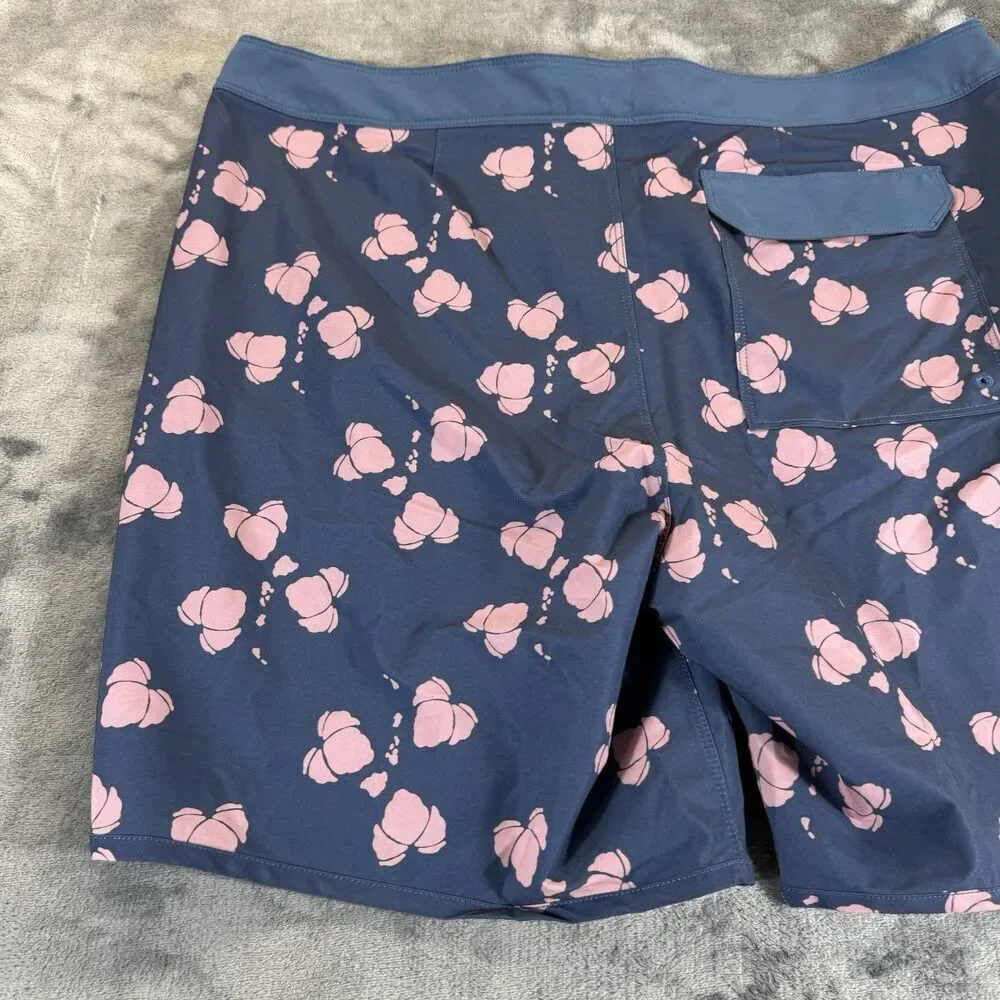 Patagonia Sz 38 Men’s Hydropeak Scallop Hawaii Board Shorts Swim Trunks NWOT